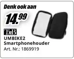 MediaMarkt TnB UMBIKE2 Smartphonehouder aanbieding