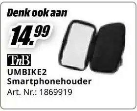 MediaMarkt TnB UMBIKE2 Smartphonehouder aanbieding