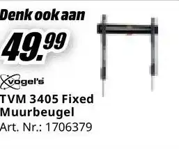 MediaMarkt Vogel's TVM 3405 Fixed Muurbeugel aanbieding