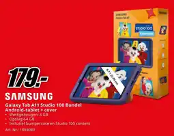MediaMarkt SAMSUNG Galaxy Tab A11 Studio 100 Bundel Android-tablet + cover aanbieding