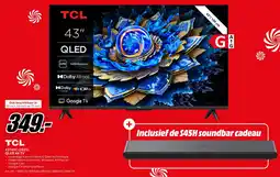 MediaMarkt TCL 43T69C (2025) QLED 4K TV aanbieding