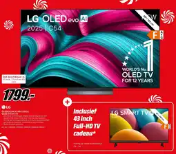 MediaMarkt LG OLED65C54LA.AEU (2025) OLED evo 4K TV aanbieding