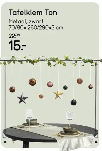 Leen Bakker Tafelklem Ton aanbieding