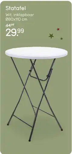 Leen Bakker Statafel aanbieding