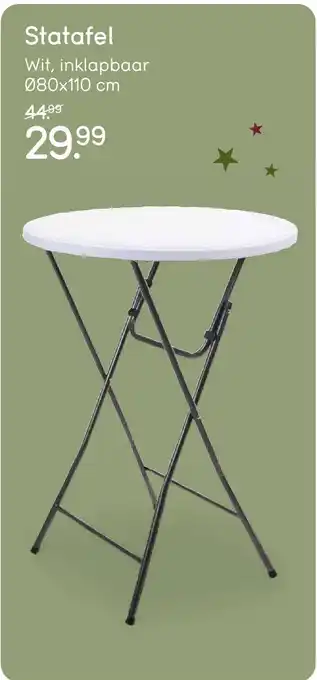Leen Bakker Statafel aanbieding