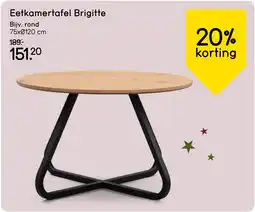 Leen Bakker Eetkamertafel Brigitte aanbieding