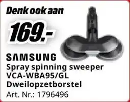 MediaMarkt SAMSUNG Spray spinning sweeper VCA-WBA95/GL Dweilopzetborstel aanbieding