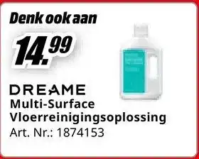 MediaMarkt DREAME Multi-Surface Vloerreinigingsoplossing aanbieding