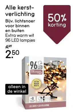 Leen Bakker Alle kerst- verlichting aanbieding
