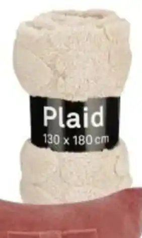 Karwei Fleece plaid hart aanbieding