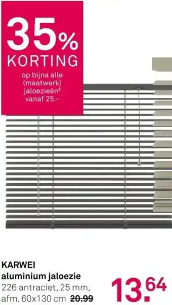 Karwei KARWEI aluminium jaloezie aanbieding