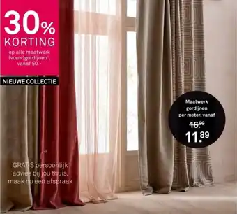 Karwei Maatwerk gordijnen aanbieding