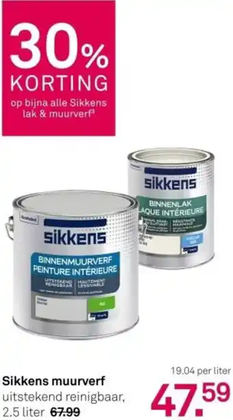 Karwei Sikkens muurverf aanbieding