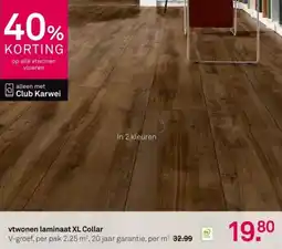 Karwei Vtwonen laminaat XL Collar aanbieding