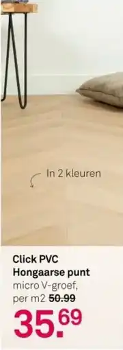 Karwei Click PVC Hongaarse punt aanbieding