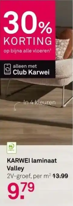 Karwei KARWEI laminaat Valley aanbieding