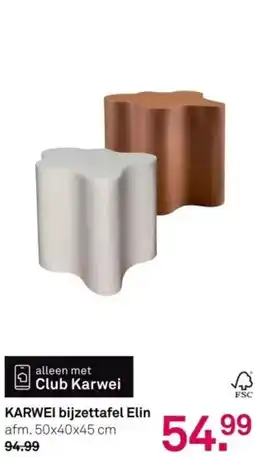 Karwei KARWEI bijzettafel Elin aanbieding
