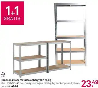 Karwei Handson zwaar metalen opbergrek aanbieding