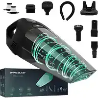 Bol.com JAP Tornado S3 Kruimelzuiger 150W - Nat en droog - Snoerloos - 5 opzetstukken - Auto dieren en huis aanbieding