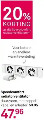 Karwei Speedcomfort radiatorventilator aanbieding