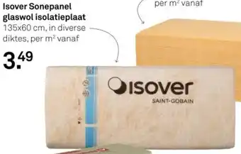 Karwei Isover Sonepanel glaswol isolatieplaat aanbieding