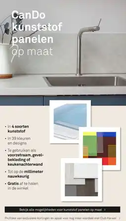 Karwei CanDo kunststof panelen aanbieding