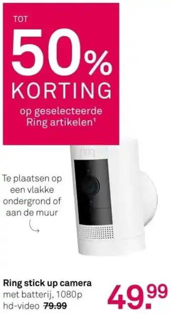 Karwei Ring stick up camera aanbieding