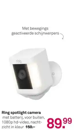 Karwei Ring spotlight camera aanbieding