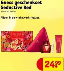 Kruidvat Guess geschenkset Seductive Red aanbieding