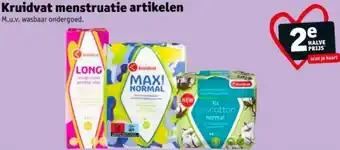 Kruidvat Kruidvat menstruatie artikelen aanbieding
