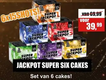 Tuincentrum de Driesprong Jackpot super six cakes aanbieding