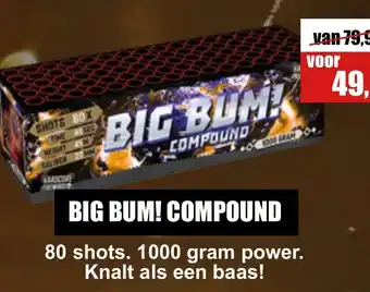 Tuincentrum de Driesprong BIG BUM! COMPOUND aanbieding