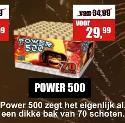 Tuincentrum de Driesprong Power 500 aanbieding