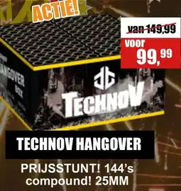 Tuincentrum de Driesprong Technov hangover aanbieding