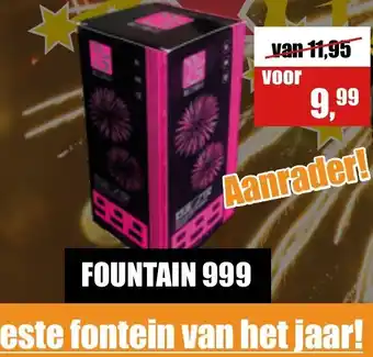 Tuincentrum de Driesprong Fountain 999 aanbieding