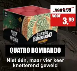 Tuincentrum de Driesprong Quatro bombardo aanbieding