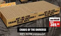 Tuincentrum de Driesprong Chaos of the universe aanbieding