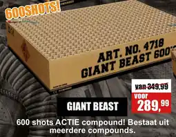 Tuincentrum de Driesprong Giant beast aanbieding