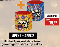 Tuincentrum de Driesprong Apex 1+ apex 2 aanbieding