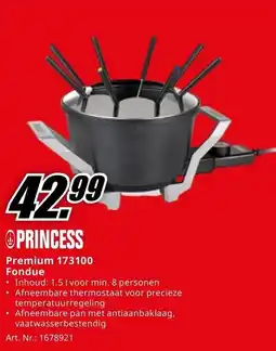 MediaMarkt PRINCESS Premium 173100 Fondue aanbieding