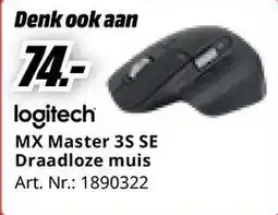 MediaMarkt Logitech MX Master 3S SE Draadloze muis aanbieding