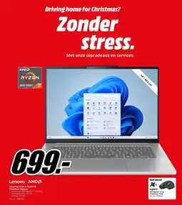 MediaMarkt Lenovo AMD IdeaPad Slim 5 15ARP10 Windows laptop aanbieding