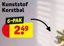 Kruidvat Kunststof Kerstbal aanbieding