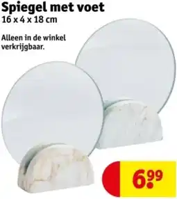 Kruidvat Spiegel met voet aanbieding