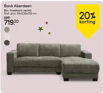 Leen Bakker Bank Aberdeen aanbieding