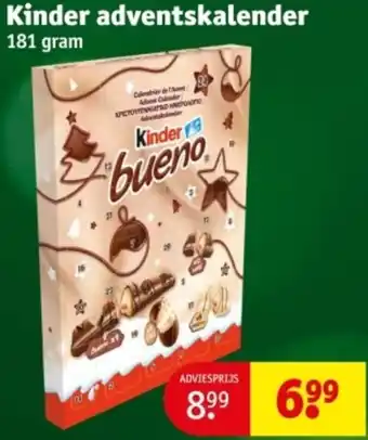 Kruidvat Kinder adventskalender aanbieding