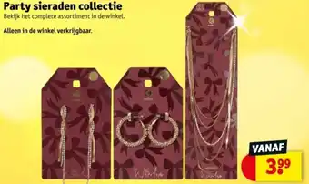 Kruidvat Party sieraden collectie aanbieding