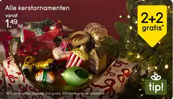 Leen Bakker Alle kerstornamenten aanbieding