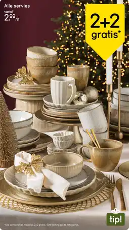 Leen Bakker Alle servies aanbieding