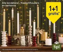 Leen Bakker Alle kandelaren, theelichthouders en lantaarns aanbieding